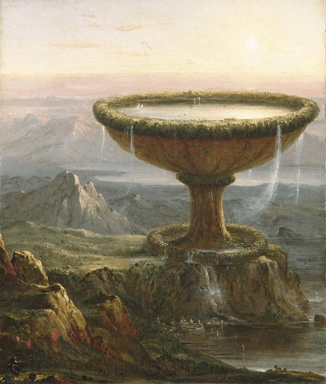 Thomas Cole The Titan's Goblet (mk13) Norge oil painting art